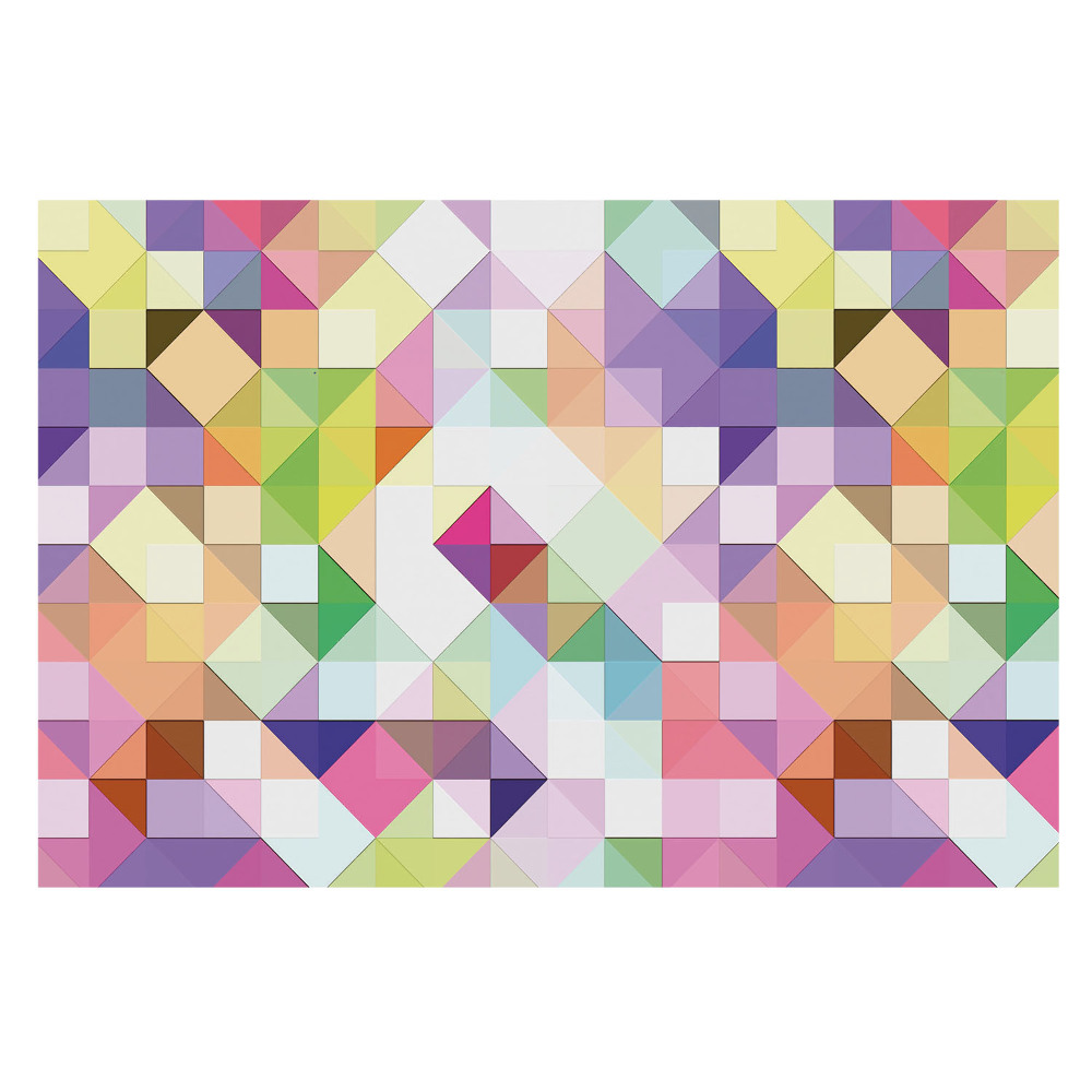 Vliesová fototapeta se vzorem živé geometrické mozaiky