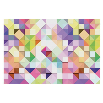 Vliesová fototapeta se vzorem živé geometrické mozaiky