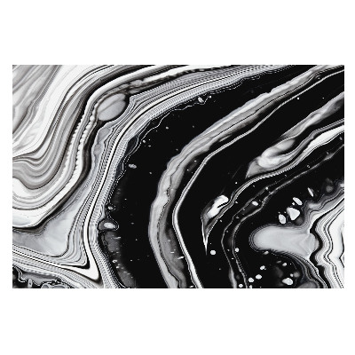 Moderní fototapeta na míru v designu šedých vlnovek