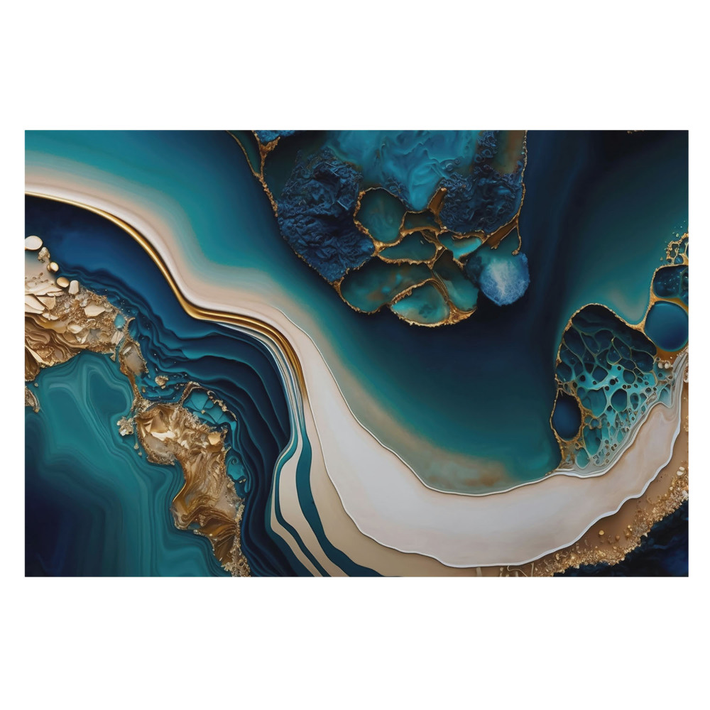 Moderní fototapeta na míru v designu Barevná elegance harmonie