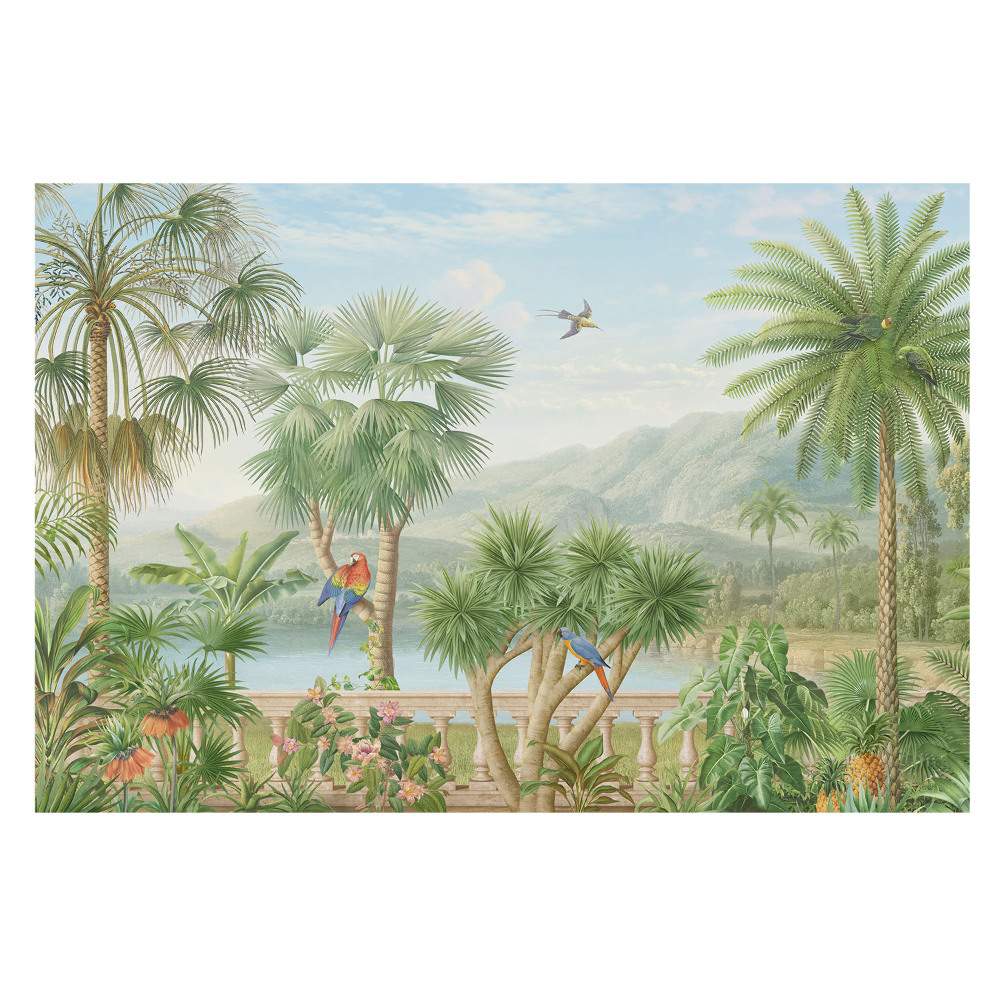 Fotografická tapeta na vliesu s motivem pohledu na tropickou oázu