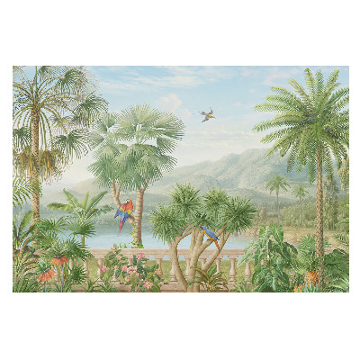 Fotografická tapeta na vliesu s motivem pohledu na tropickou oázu