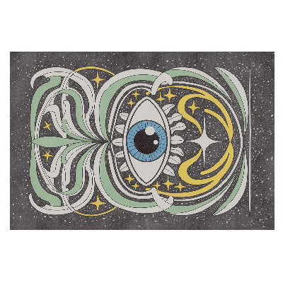 Fototapeta do obývacího pokoje s motivem symbolické harmonie a skrytého pohledu