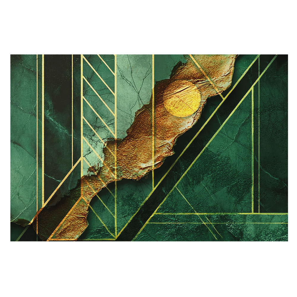3D fototapeta s moderním propletením geometrických linií