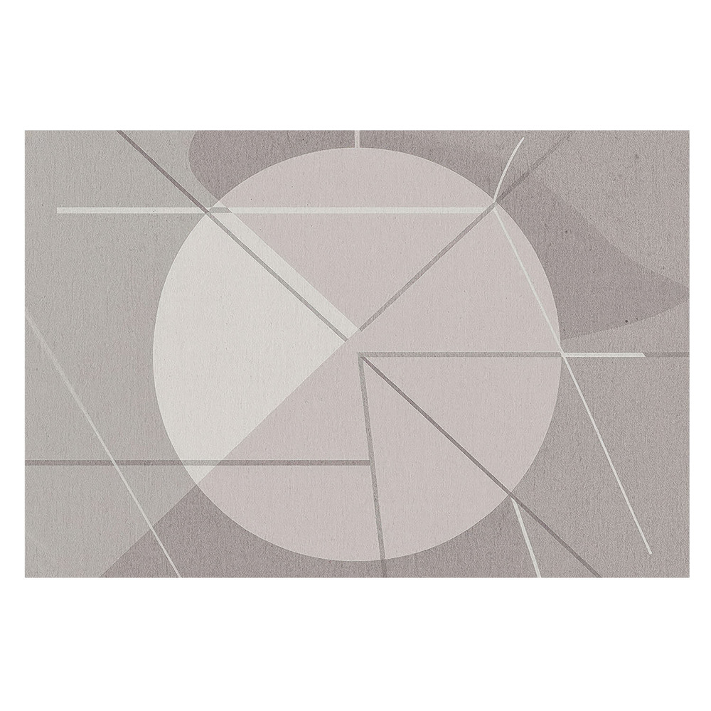 Dekorativní fototapeta na zeď Geometrický řád v tlumených barvách