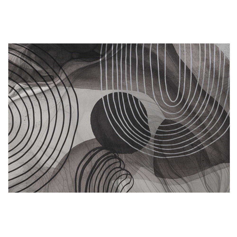 Vliesová fototapeta do obýváků s kontrastním motivem geometrických tvarů