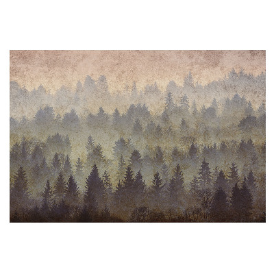 Vliesová fototapeta pro děti s motivem atmosférického lesa zahaleného ve výparech