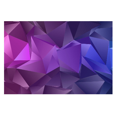 Fototapeta na míru do obývacího pokoje s vícebarevným motivem geometrických obrazců