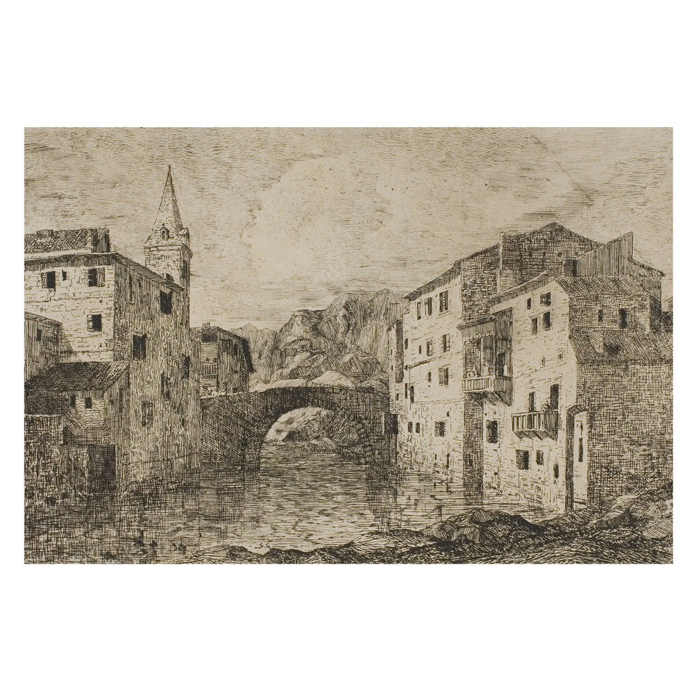 Fototapeta s historickým panoramatem města