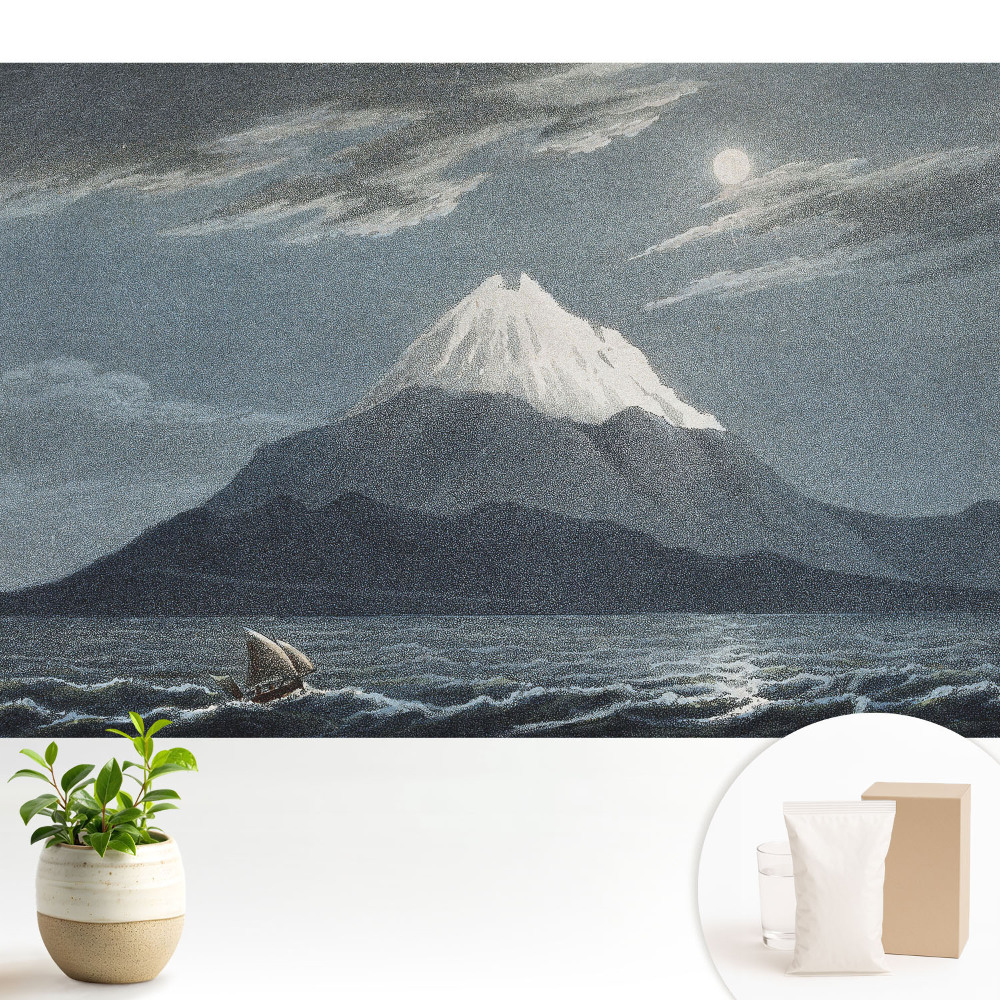 3D fototapeta s motivem vrcholů na Měsíci