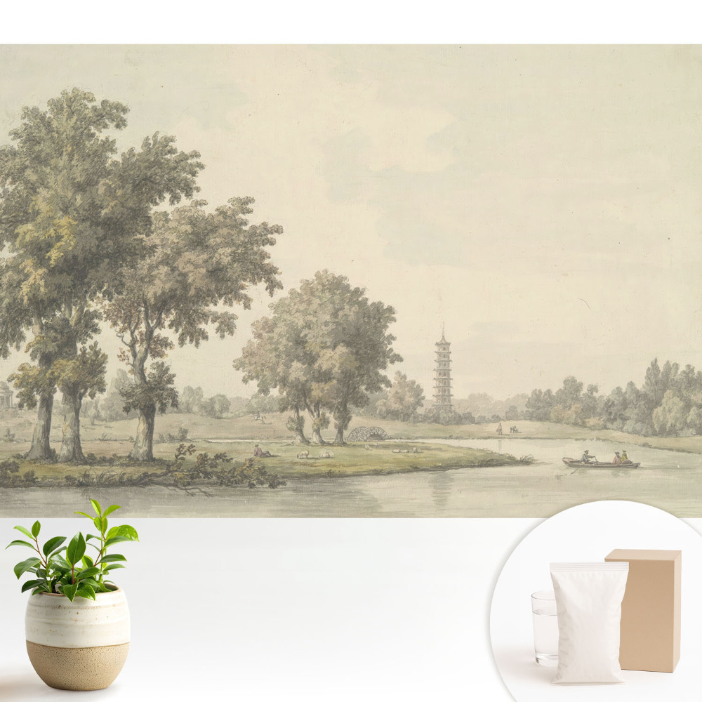 Fototapeta do obýváku Pagoda v atmosférickém parku