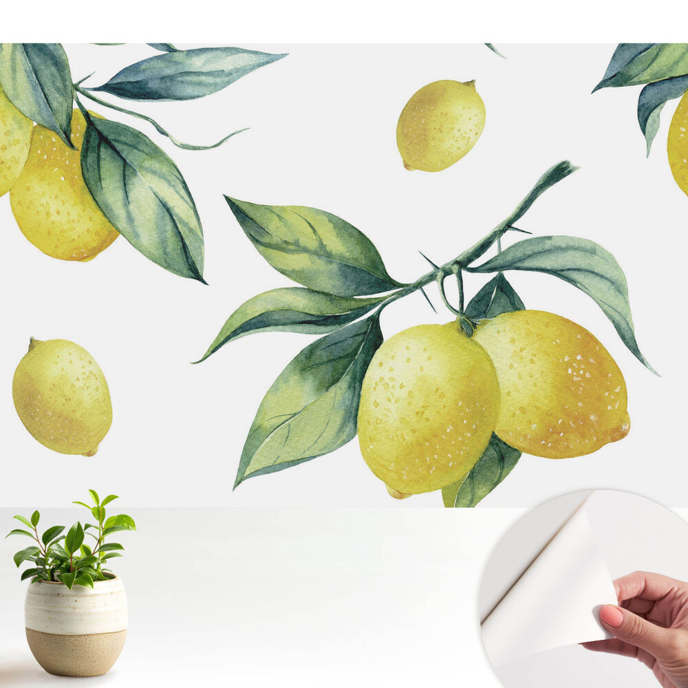 Samolepící tapeta Kyselá svěžest citronů