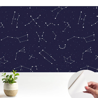 Samolepicí fototapeta na míru Mapa vzdálených galaxií