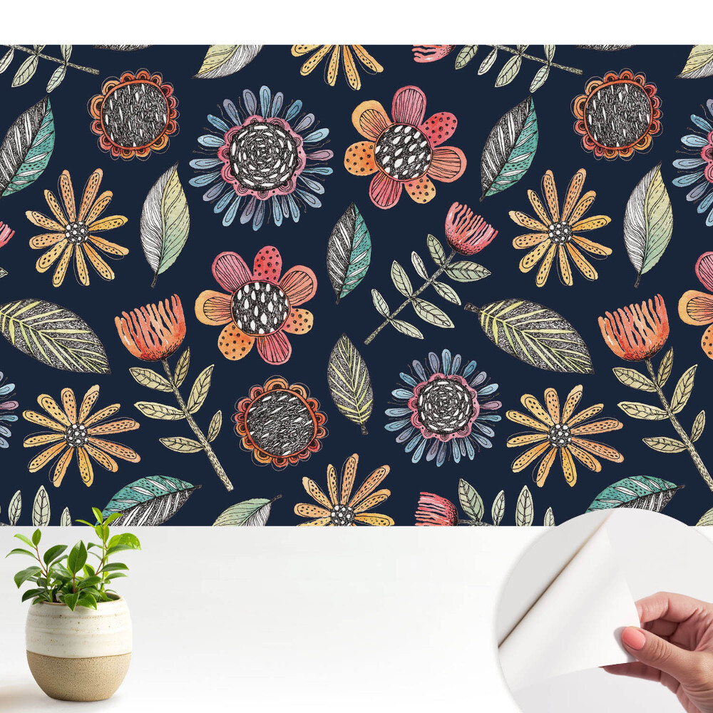Dětská fototapeta Rostlinný kaleidoskop barev