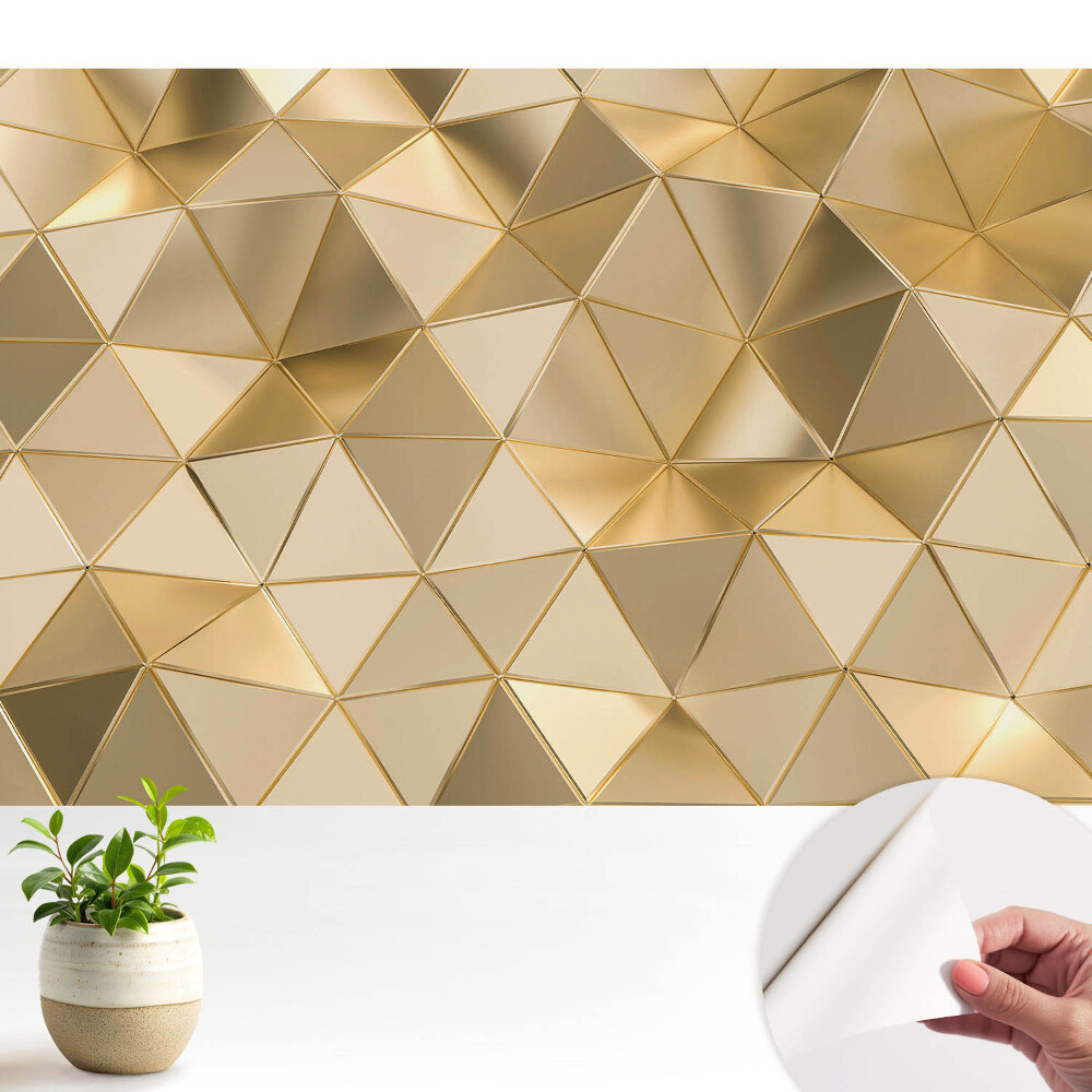 Fototapeta pro holku s moderními, elegantními trojúhelníky