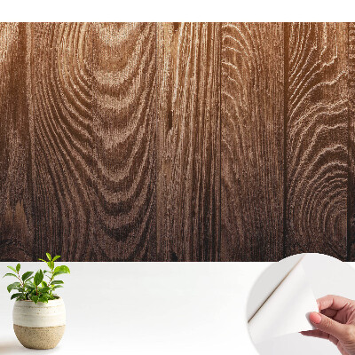 Fotografická tapeta na zeď v teplém rustikálním stylu s dřevěnými deskami