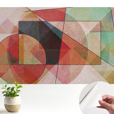 Fototapeta pro kluka inspirativní barvy geometrických tvarů