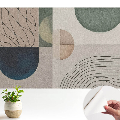 Samolepící fototapeta Moderní struktura geometrických těles