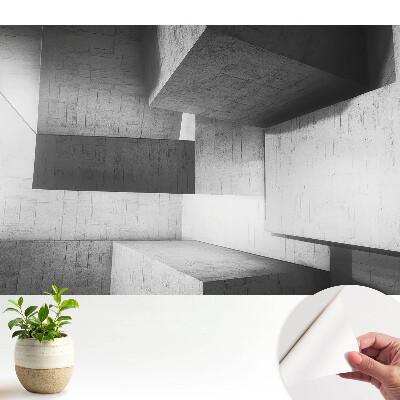 Samolepící tapeta s minimalistickým obrysem geometrických tvarů