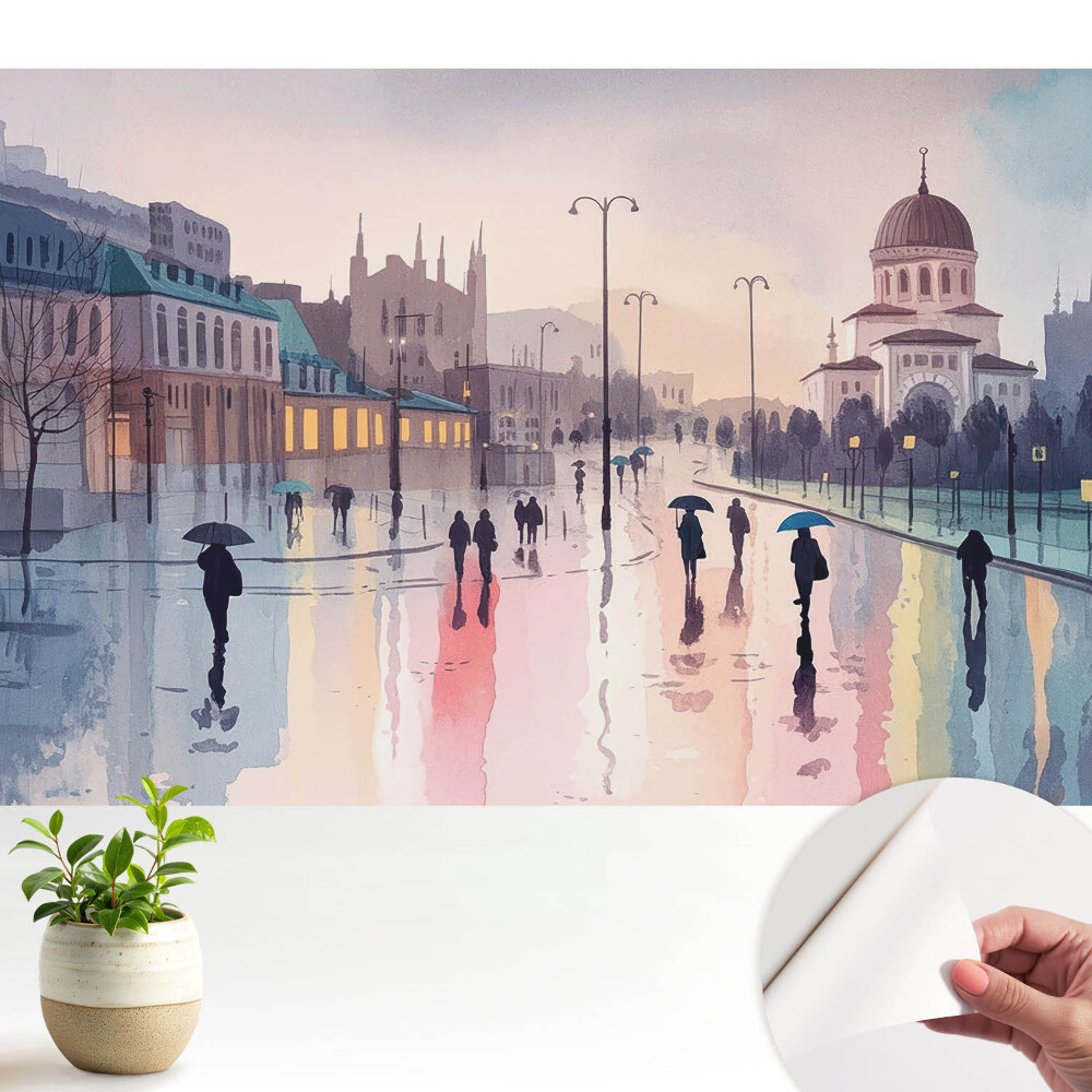 Fototapeta pro kluka Městská aura po letním lijáku