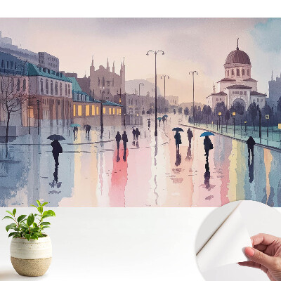 Fototapeta pro kluka Městská aura po letním lijáku