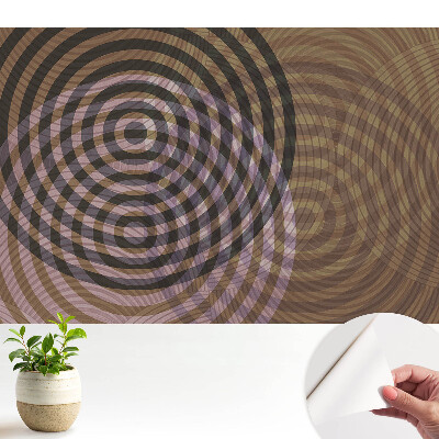 Fotografická tapeta na zeď Moderní rytmus hypnotických kruhů