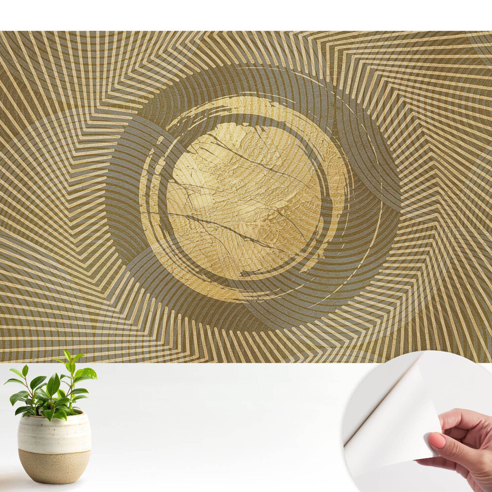 Fototapeta pro kluka žlutá energie geometrické abstrakce