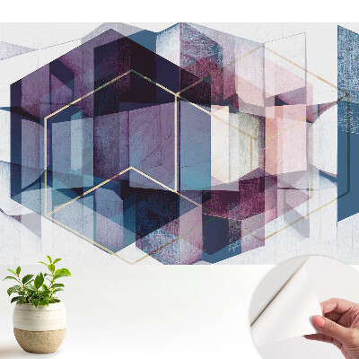 Samolepící fototapeta barevná architektura geometrických tvarů