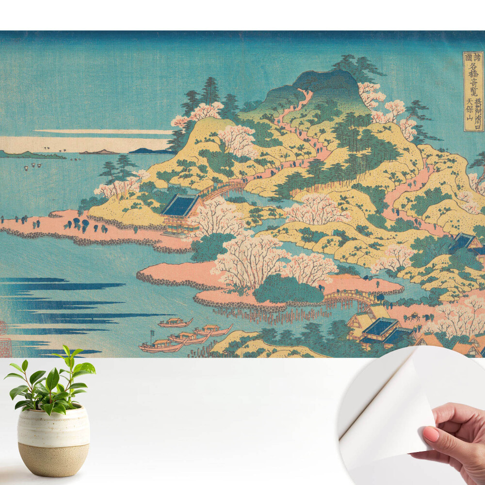 Moderní samolepicí fototapeta Tradiční pohled na japonský ostrov