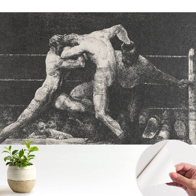 Samolepící fototapeta Vzrušující střet v ringu