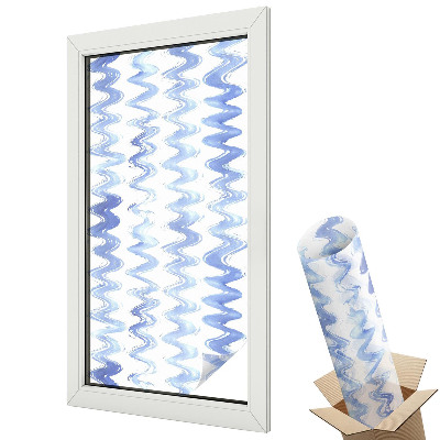 Svislé modré pruhy ve stylu akvarelu