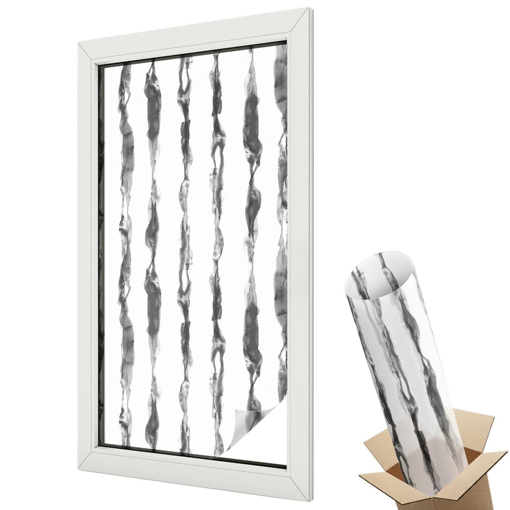 Geometrická mozaika v modré a bílé