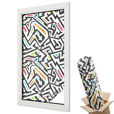 Modré geometrické akvarelové vzory