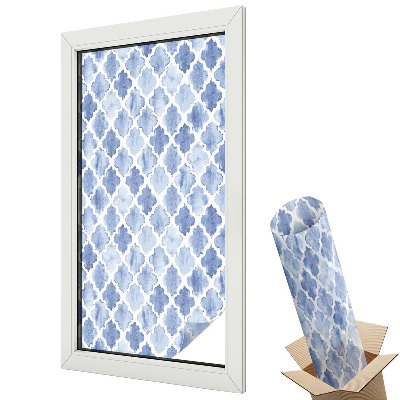 Modrý a béžový cikcakový vzor