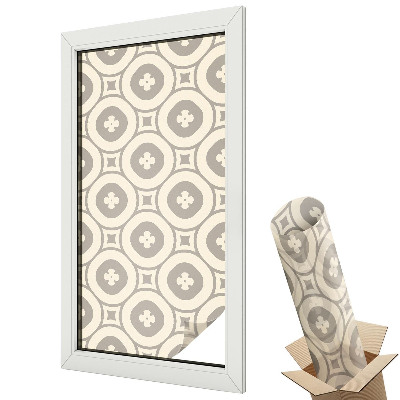 Klasický symetrický vzor v modrých tónech