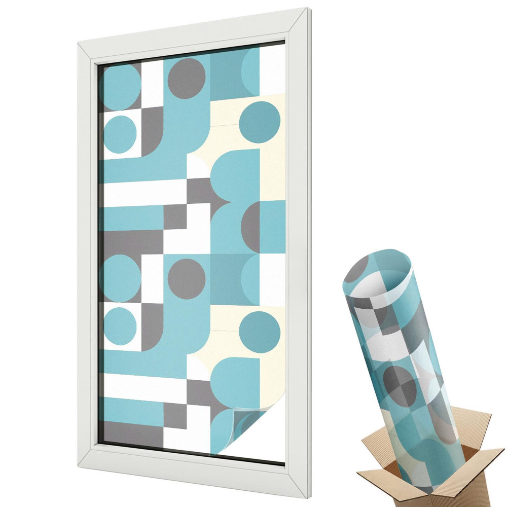 Geometrický vzor v pastelových barvách