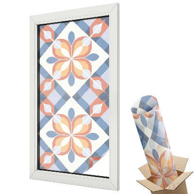 Modré kruhy, bílé čtverce, symetrie