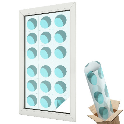 Žluto-modrá geometrická symetrie