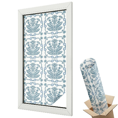 Rustikální květinový symetrický vzor