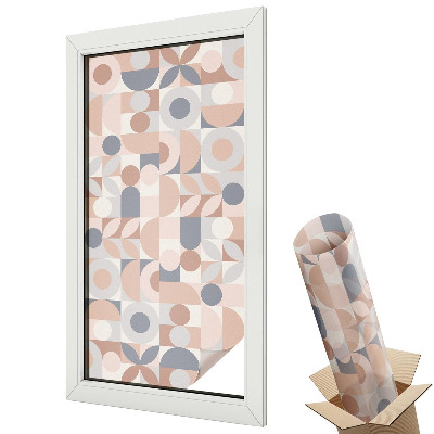 Kruhy v šedém geometrickém stylu