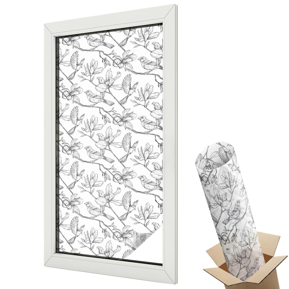 Květinový motiv v odstínech modré