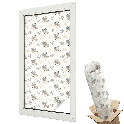 Elegantní listový vzor s puntíky