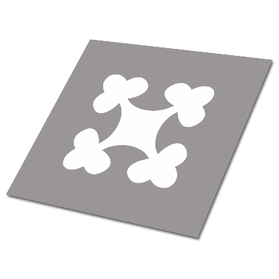 Nalepovací obklady Květinový motiv na šedém pozadí