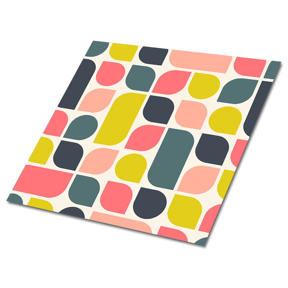 Pvc obklady Abstraktní tvary v pastelových barvách