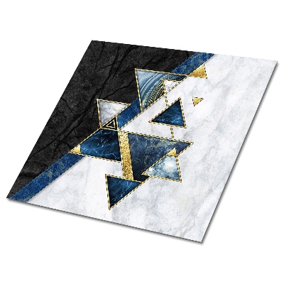 Nalepovací obklady Geometrie v odstínech tmavě modré a zlaté