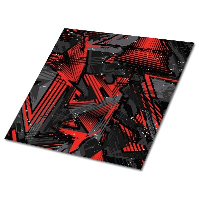 Nalepovací obklady Abstraktní červené a černé vzory