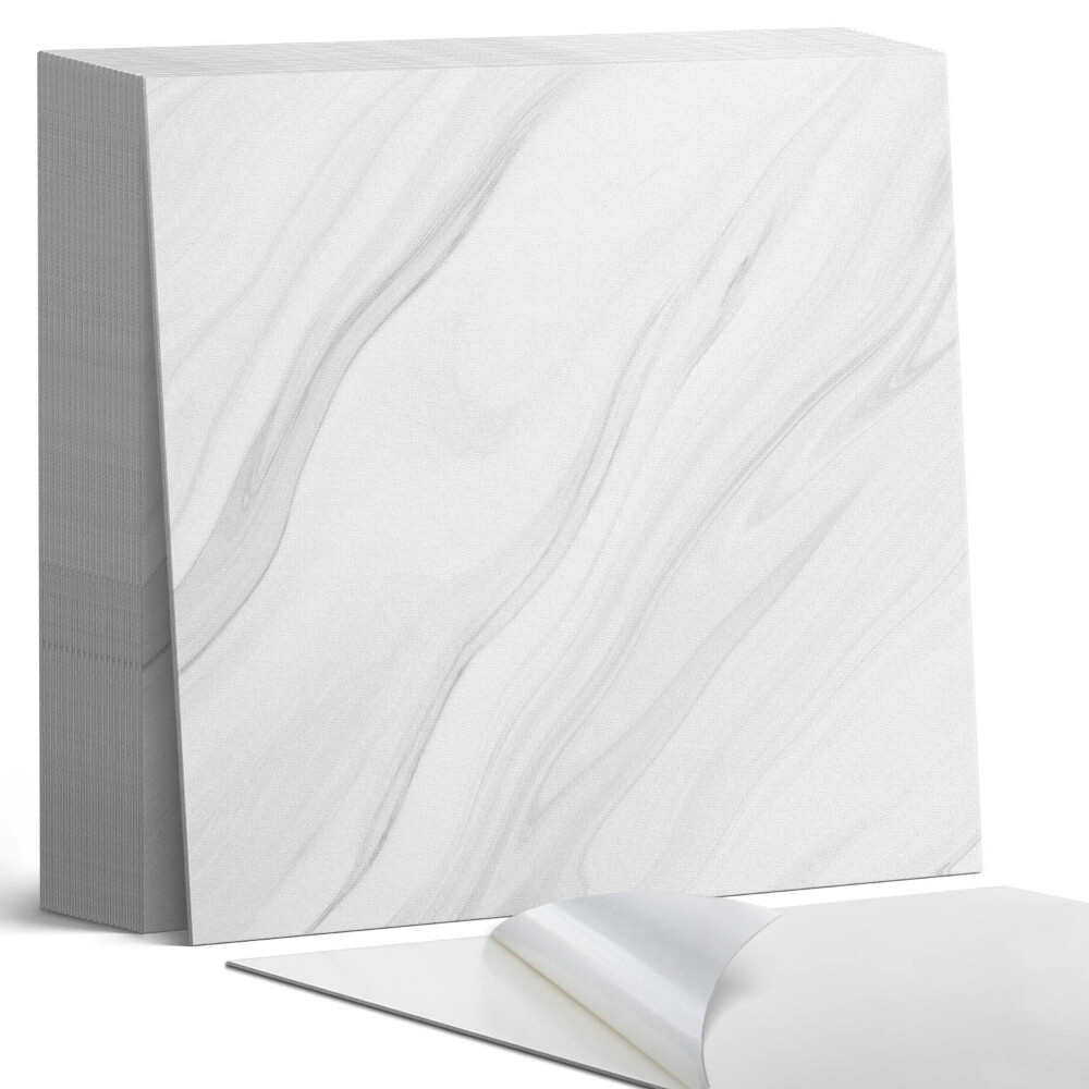 Samolepící dlaždice Vlnový vzor s mramorovým akcentem