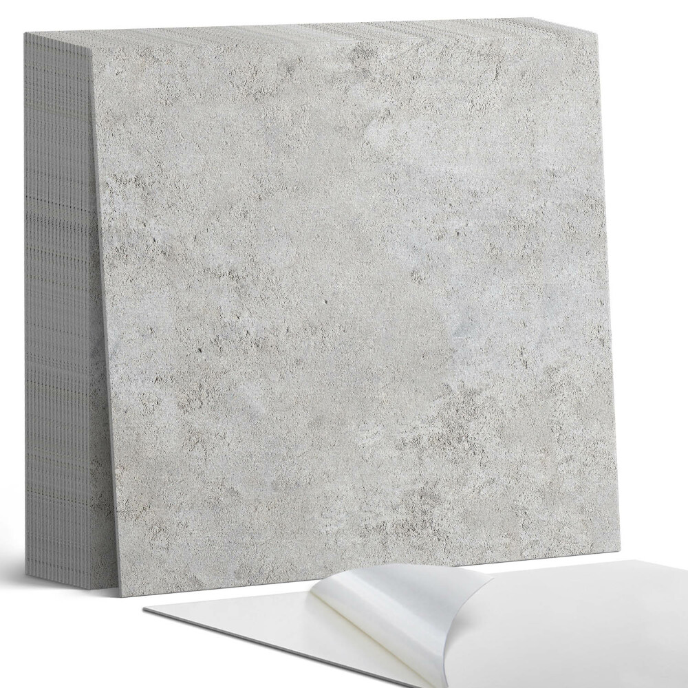 Samolepící dlaždice na podlahu Grafická textura betonu