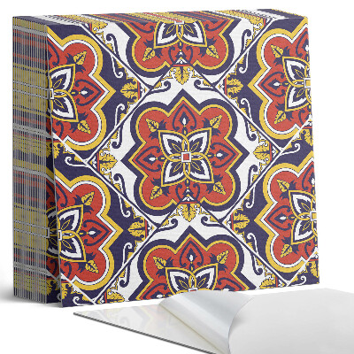 Samolepící dlaždice Dekorativní květiny se složitými vzory