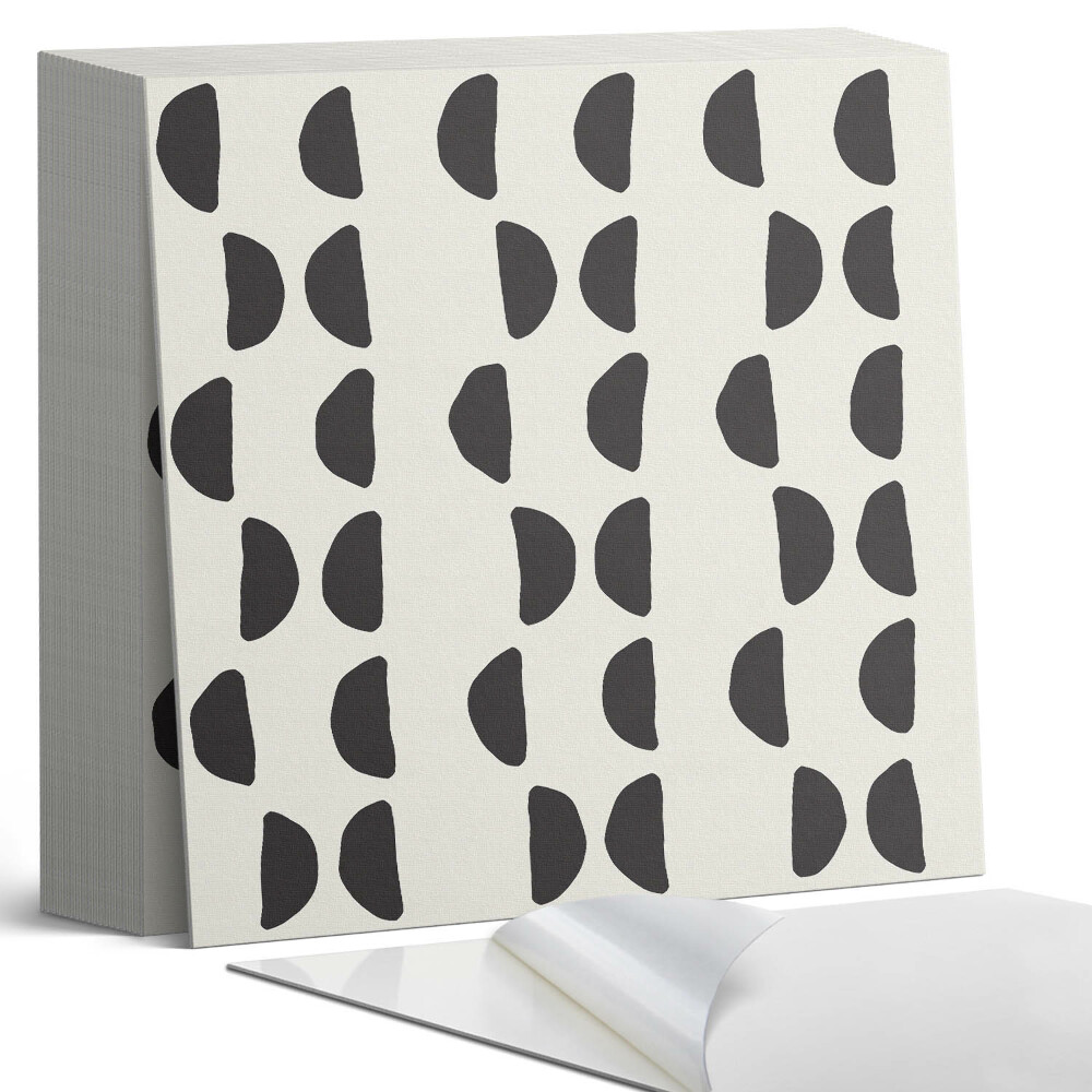 Vinylové dlaždice Půlměsícový design v abstraktní podobě